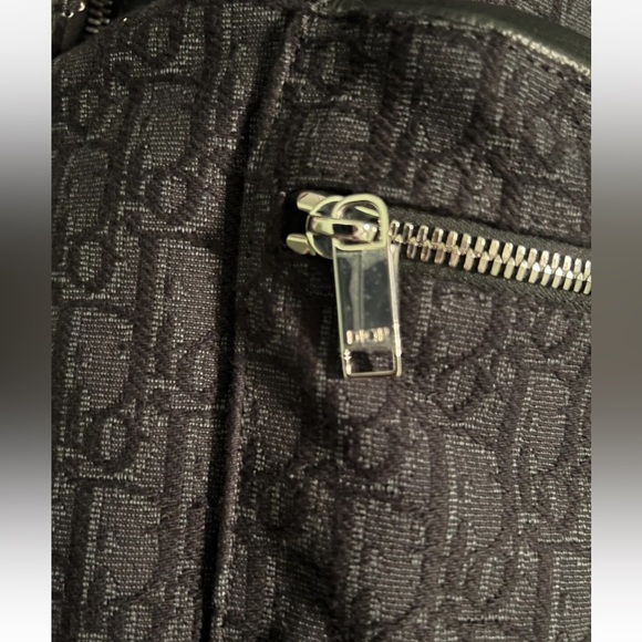 DIOR - Rider Backpack Black Oblique Jacquard - Men - Picture 7 of 8